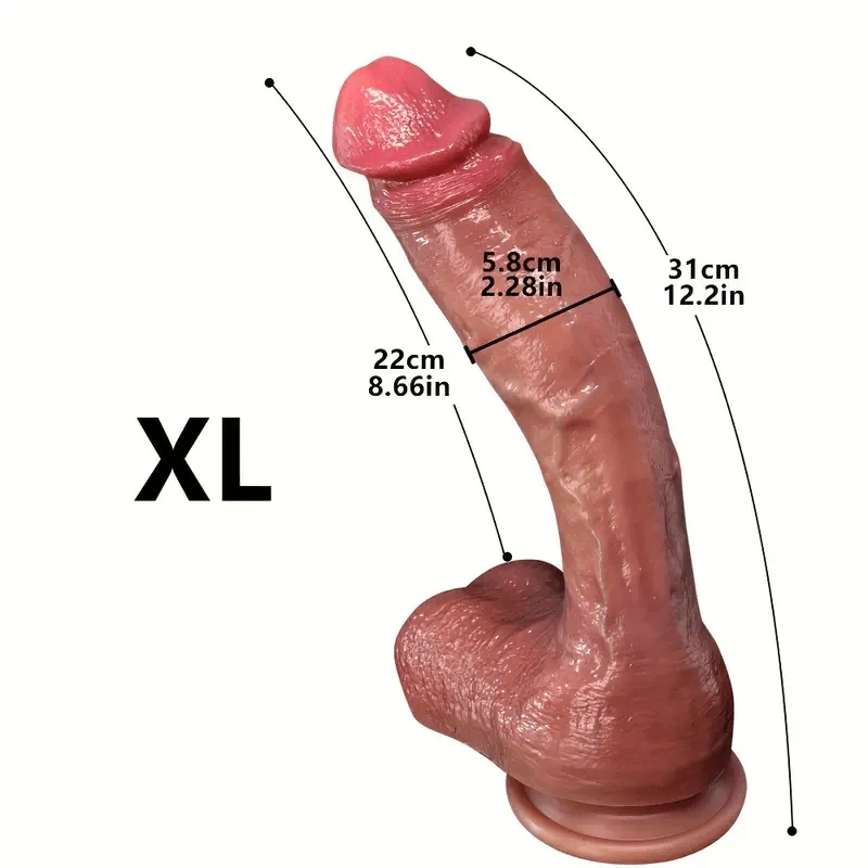 דילדו עבה במיוחד דגם אדם 31 ס"מ XL