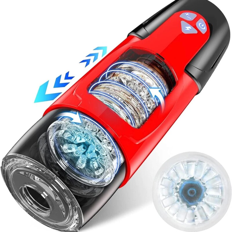 כוס יניקה לגבר אדום