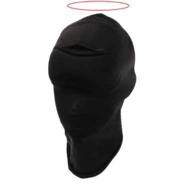 מסיכת בד ללא חורים BDSM