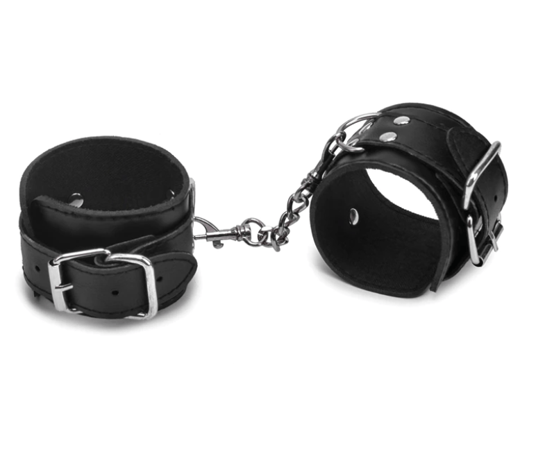 זוג אזיקים איכותי מעור BDSM