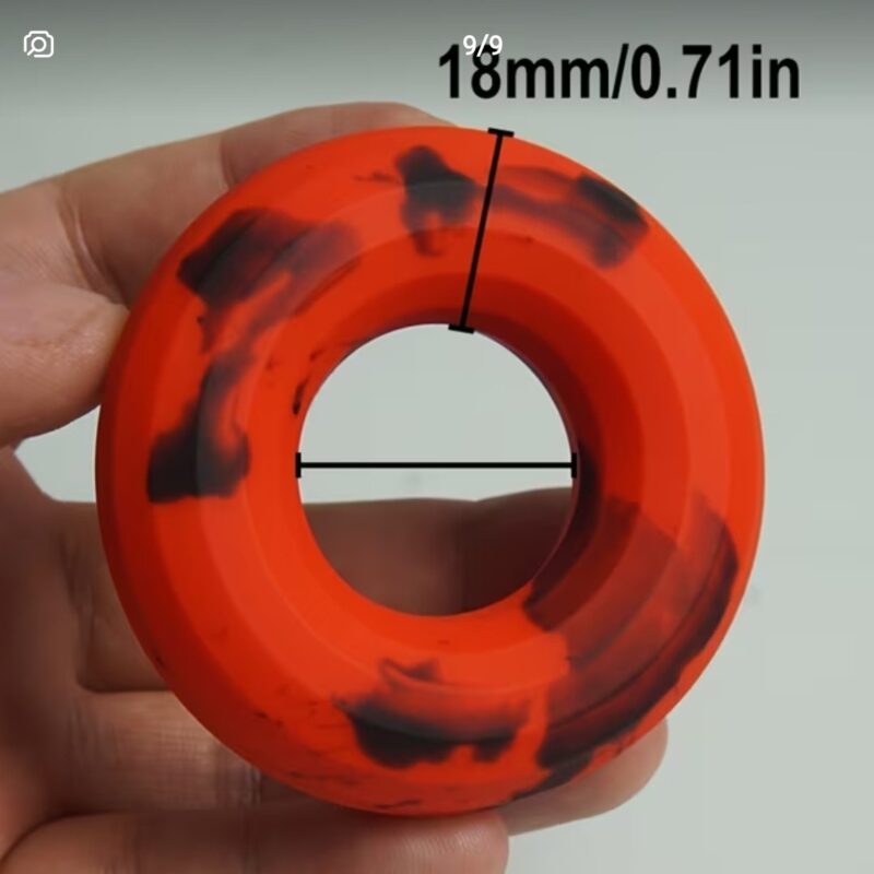 גומיה מסליקון רך בגודל M או L